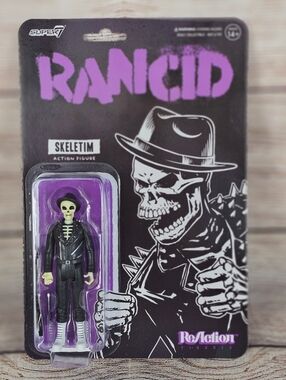 Super7 Rancid Skeletim ReAction Figure Punk Rock Skeleton NEW